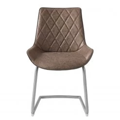 Fredriks Chaises cantilever Saval III (lot de 2) - Imitation cuir / Acier inoxydable - Marron vintage 16 Fredriks Chaises cantilever Saval III (lot de 2) - Imitation cuir / Acier inoxydable - Marron vintage -Meubles de salle à manger Soldes Magasin 1000169676 191004 07033300023 DETAILS P000000001000169676