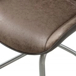 Fredriks Chaises cantilever Saval III (lot de 2) - Imitation cuir / Acier inoxydable - Marron vintage 21 Fredriks Chaises cantilever Saval III (lot de 2) - Imitation cuir / Acier inoxydable - Marron vintage -Meubles de salle à manger Soldes Magasin 1000169676 191004 07033400028 DETAILS P000000001000169676