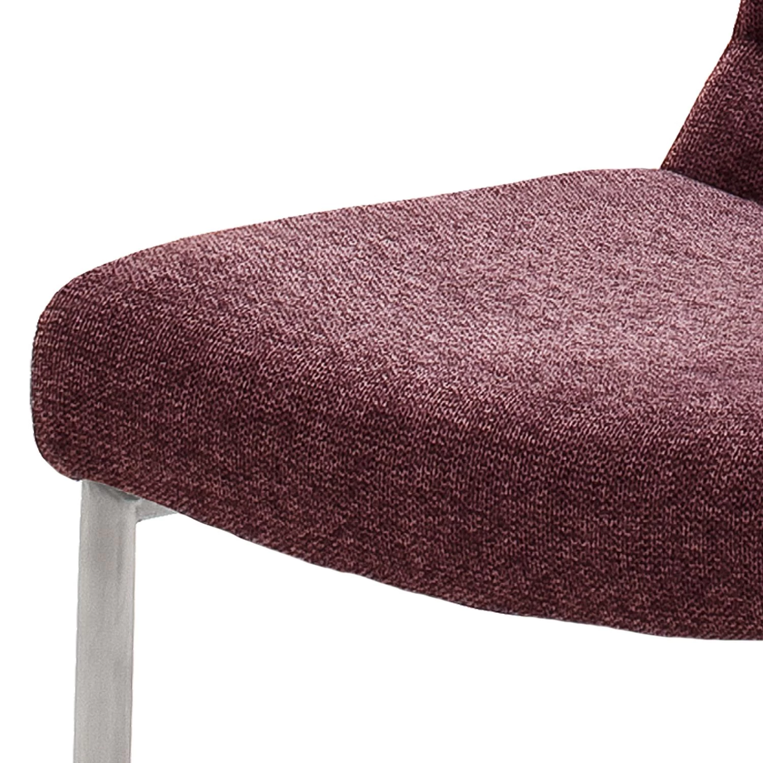 Loftscape Chaises cantilever Agestina (lot de 2) - Tissu / Acier inoxydable - Bordeaux 3 Loftscape Chaises cantilever Agestina (lot de 2) - Tissu / Acier inoxydable - Bordeaux – Image 3