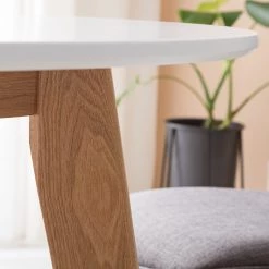 Mørteens Table Rob I - Partiellement en frêne massif - Blanc / Frêne 14 Mørteens Table Rob I - Partiellement en frêne massif - Blanc / Frêne -Meubles de salle à manger Soldes Magasin 1000170702 191017 11154600059 DETAILS P000000001000170702