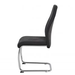 Loftscape Chaise cantilever La Luna - Anthracite - Lot de 2 -Meubles de salle à manger Soldes Magasin 1000171106 190418 11493500113 GALLERYIMAGES P000000001000171106