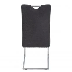 Loftscape Chaises cantilever Lopten I (lot de 2) - Tissu / Acier - Chrome -Meubles de salle à manger Soldes Magasin 1000171117 190418 11493800173 GALLERYIMAGES P000000001000171117