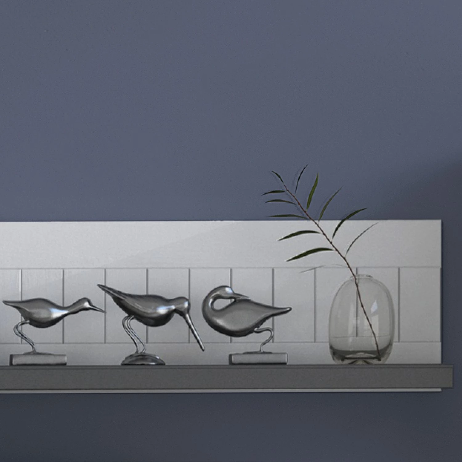 Ridgevalley Étagère murale Touros - Pin massif - Pin blanc / Gris - Largeur : 179 cm 3 Ridgevalley Étagère murale Touros - Pin massif - Pin blanc / Gris - Largeur : 179 cm – Image 3