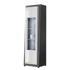Loftscape Vitrine Curlewis I - Blanc brillant / Anthracite