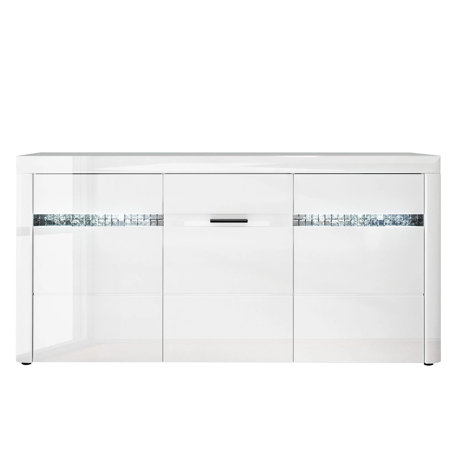 Loftscape Buffet Charnocks - Blanc brillant / blanc 1 Loftscape Buffet Charnocks - Blanc brillant / blanc