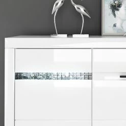 Loftscape Buffet Charnocks - Blanc brillant / blanc 9 Loftscape Buffet Charnocks - Blanc brillant / blanc -Meubles de salle à manger Soldes Magasin 1000171351 190424 07580400255 GALLERYIMAGES P000000001000171351