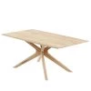 Norrwood Table Minos - Partiellement en chêne massif - Chêne - 180 x 90 cm