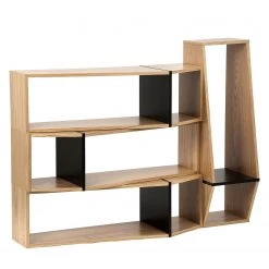 Temahome Étagère One - Chêne / Noir -Meubles de salle à manger Soldes Magasin 1000172899 201016 13323400424 DETAILS P000000001000172899