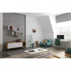 Temahome Buffet Noa I - Blanc - Chêne -Meubles de salle à manger Soldes Magasin 1000172914 190426 18200500134 MOOD GALLERYIMAGES P000000001000172914 mood