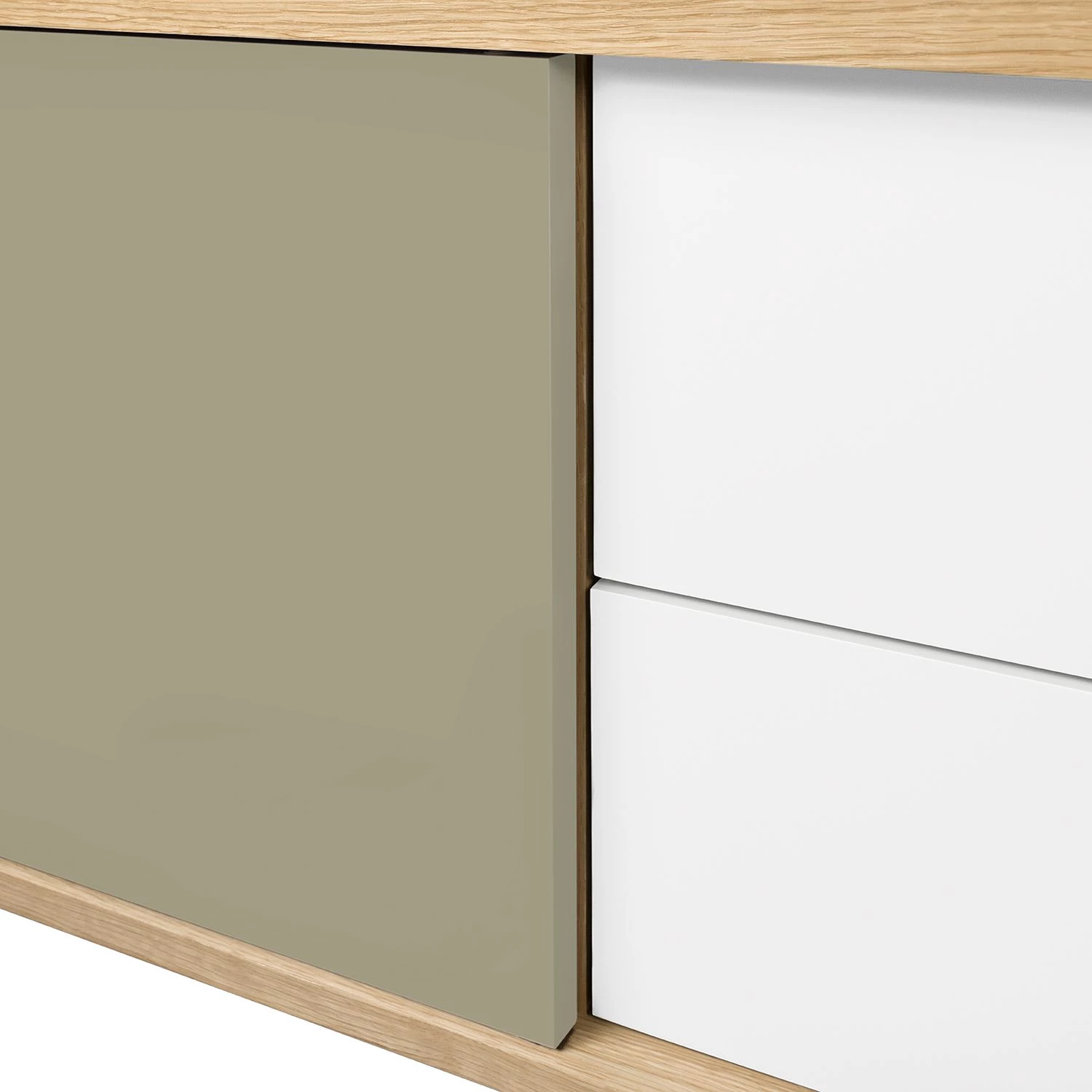 Temahome Buffet Noa III - Blanc / Gris minéral 9 Temahome Buffet Noa III - Blanc / Gris minéral – Image 9