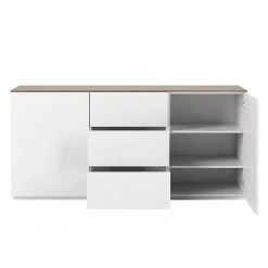 Temahome Buffet Join II - Noyer / Blanc -Meubles de salle à manger Soldes Magasin 1000172934 201016 13405000630 DETAILS P000000001000172934