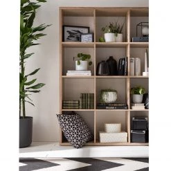 KiYDOO Étagère Shelfy II - Imitation chêne de Sonoma - Largeur : 158 cm -Meubles de salle à manger Soldes Magasin 1000173850 191115 18360400028 DETAILS P000000001000173850