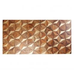 Kare Design Table Illusion - Bois vieilli massif / Acier -Incrustations de bois vieilli / Noir -Meubles de salle à manger Soldes Magasin 1000174187 190515 06331700053 GALLERYIMAGES P000000001000174187