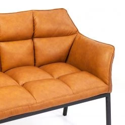 Kare Design Banquette Thinktank - Imitation cuir / Acier - Cognac / Noir 7 Kare Design Banquette Thinktank - Imitation cuir / Acier - Cognac / Noir -Meubles de salle à manger Soldes Magasin 1000174196 190515 06332200103 GALLERYIMAGES P000000001000174196