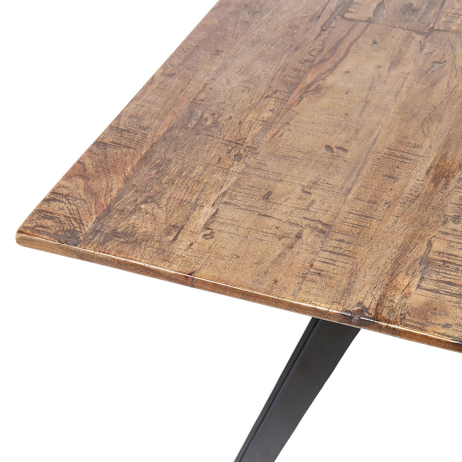 Kare Design Table Paradise - Vieux bois massif / Métal - Vieux bois / Métal 7 Kare Design Table Paradise - Vieux bois massif / Métal - Vieux bois / Métal – Image 7