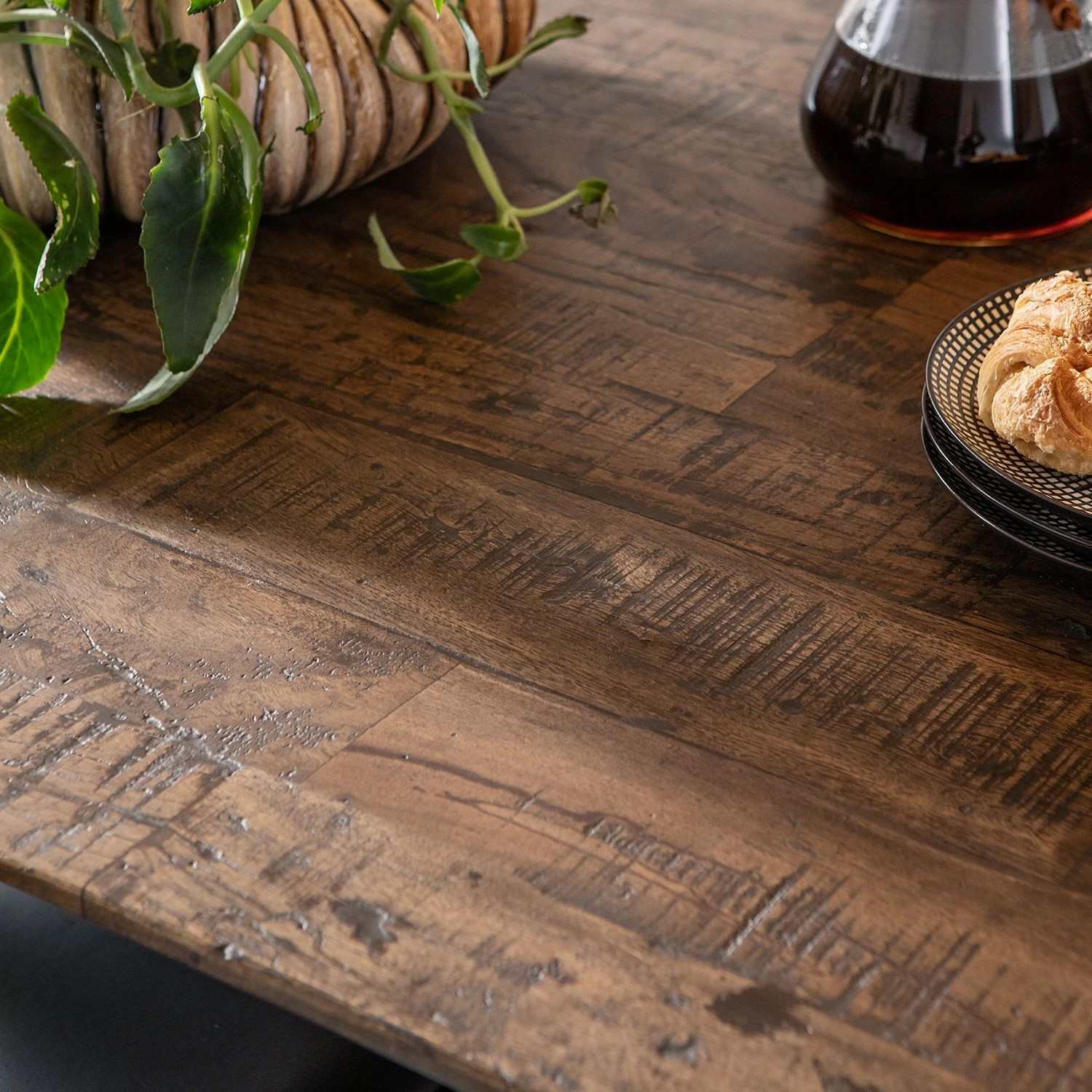 Kare Design Table Paradise - Vieux bois massif / Métal - Vieux bois / Métal 10 Kare Design Table Paradise - Vieux bois massif / Métal - Vieux bois / Métal – Image 10