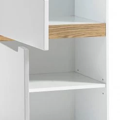 Mørteens Vitrine Tenabo - Blanc mat / Chêne à nœuds -Meubles de salle à manger Soldes Magasin 1000174303 191004 12413000006 DETAILS P000000001000174303