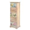 Ridgevalley Commode Skjern - Partiellement en paulownia massif - Beige chaud - Hauteur : 95 cm