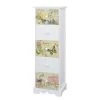 Ridgevalley Commode Skjern - Partiellement en paulownia massif - Blanc - Hauteur : 95 cm