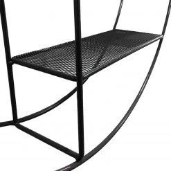 Red Living Étagère murale Petrela - Métal - Noir -Meubles de salle à manger Soldes Magasin 1000176569 190612 11443600003 GALLERYIMAGES P000000001000176569