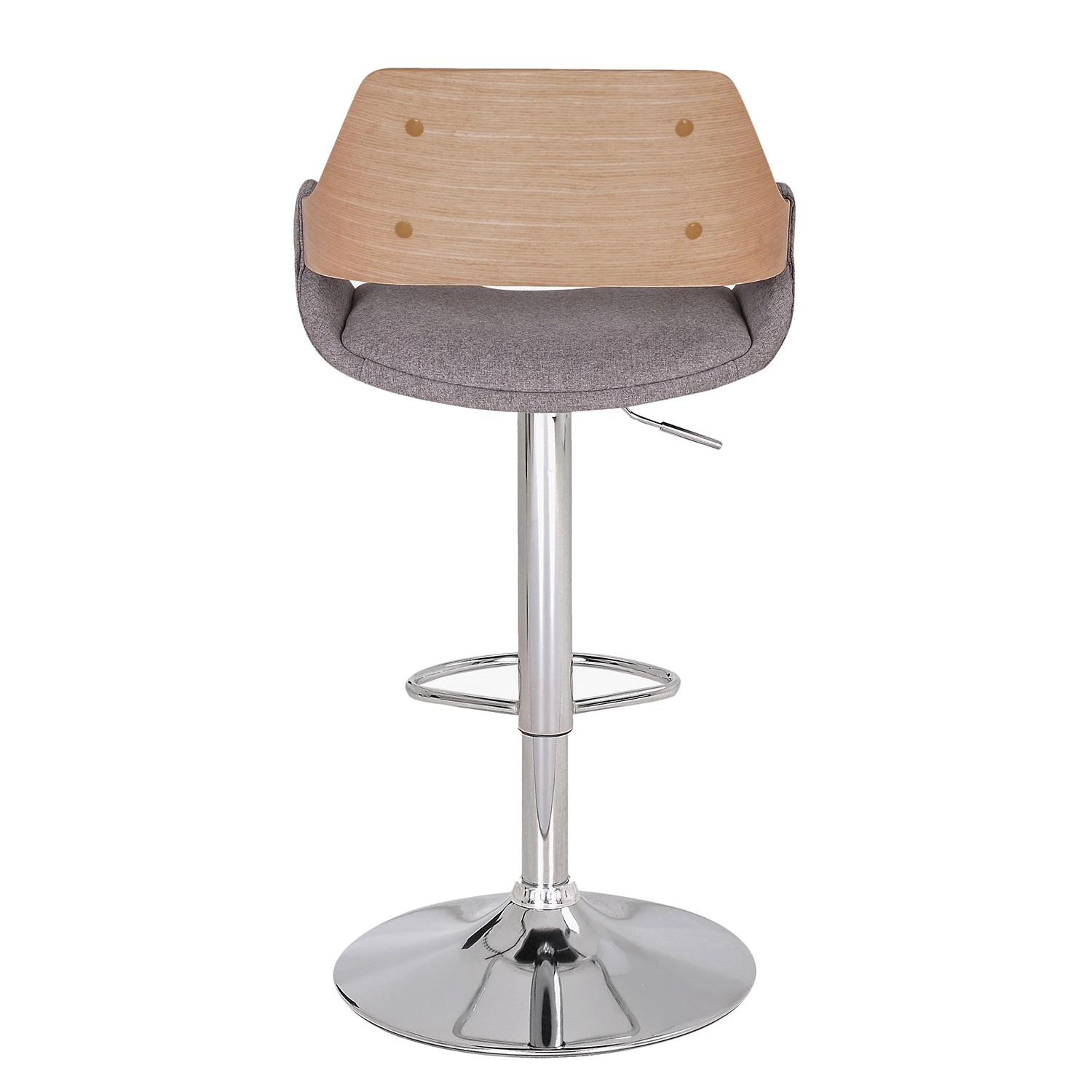 Fredriks Chaise de bar Bedsted - Tissu / Métal - Anthracite - Anthracite 5 Fredriks Chaise de bar Bedsted - Tissu / Métal - Anthracite - Anthracite – Image 5