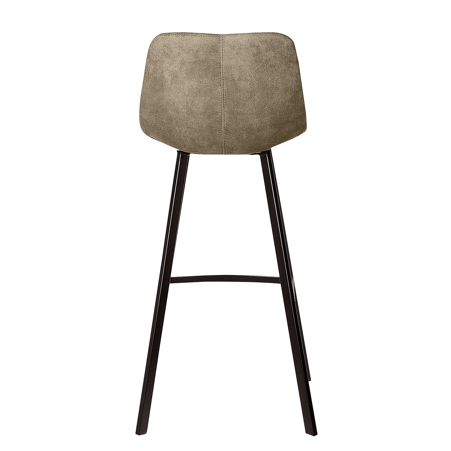 Ars manufacti Chaises de bar Luhi (lot de 2) - Microfibre / Acier - Limon vintage 6 Ars manufacti Chaises de bar Luhi (lot de 2) - Microfibre / Acier - Limon vintage – Image 6