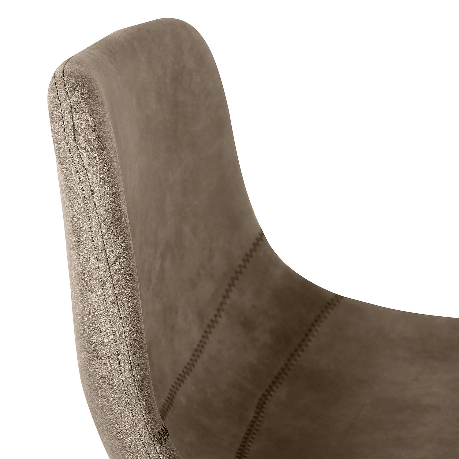 Ars manufacti Chaises de bar Luhi (lot de 2) - Microfibre / Acier - Limon vintage 7 Ars manufacti Chaises de bar Luhi (lot de 2) - Microfibre / Acier - Limon vintage – Image 7