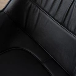 Studio Copenhagen Chaise de salle à manger Balimo - Cuir véritable / Métal - Noir -Meubles de salle à manger Soldes Magasin 1000176738 190614 12073500236 GALLERYIMAGES P000000001000176738