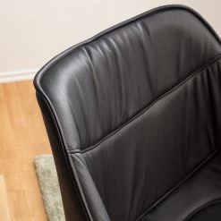 Studio Copenhagen Chaise de salle à manger Balimo - Cuir véritable / Métal - Noir -Meubles de salle à manger Soldes Magasin 1000176738 200615 06104600005 DETAILS P000000001000176738