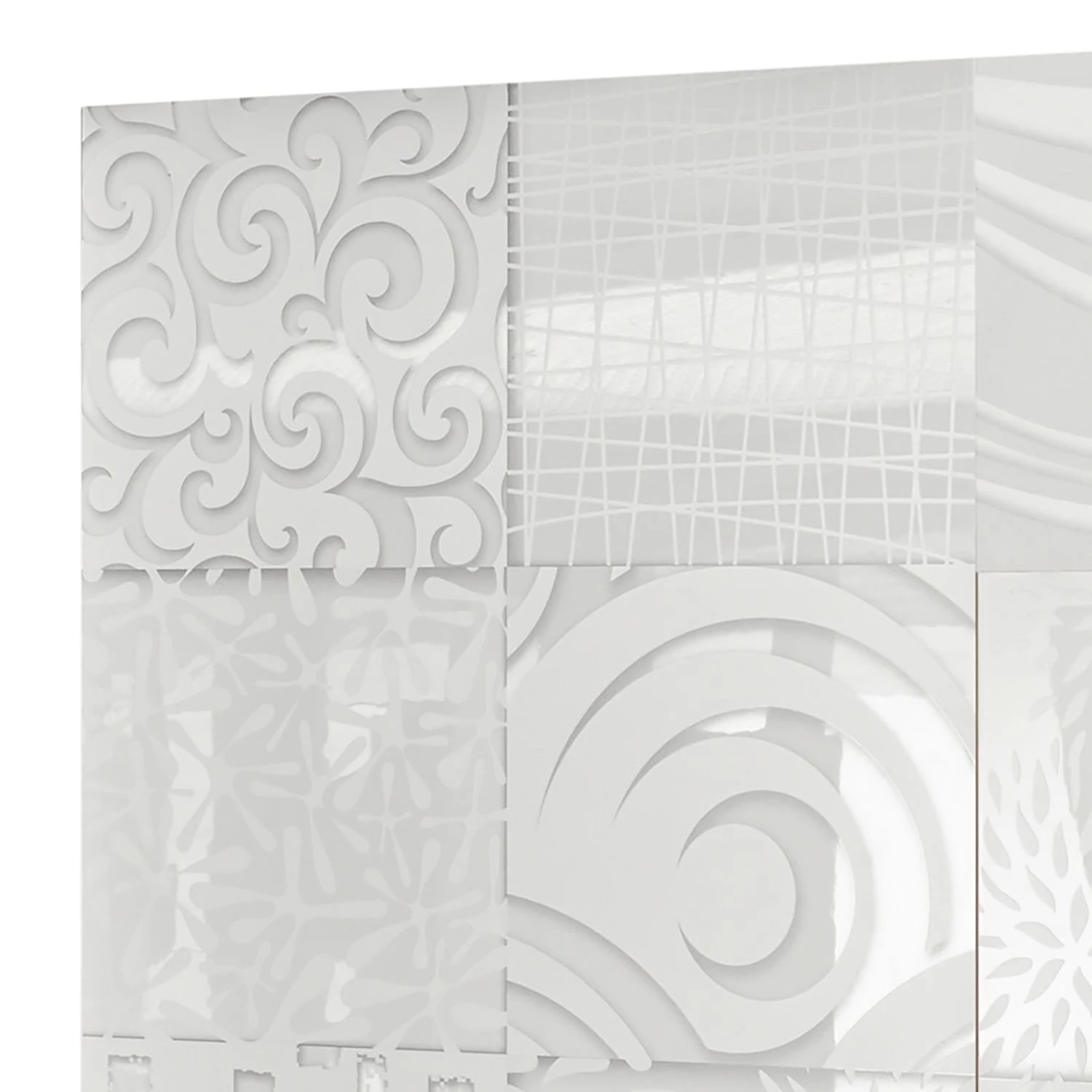 LC Spa Buffet Miro II - Blanc brillant - Largeur : 241 cm 4 LC Spa Buffet Miro II - Blanc brillant - Largeur : 241 cm – Image 4