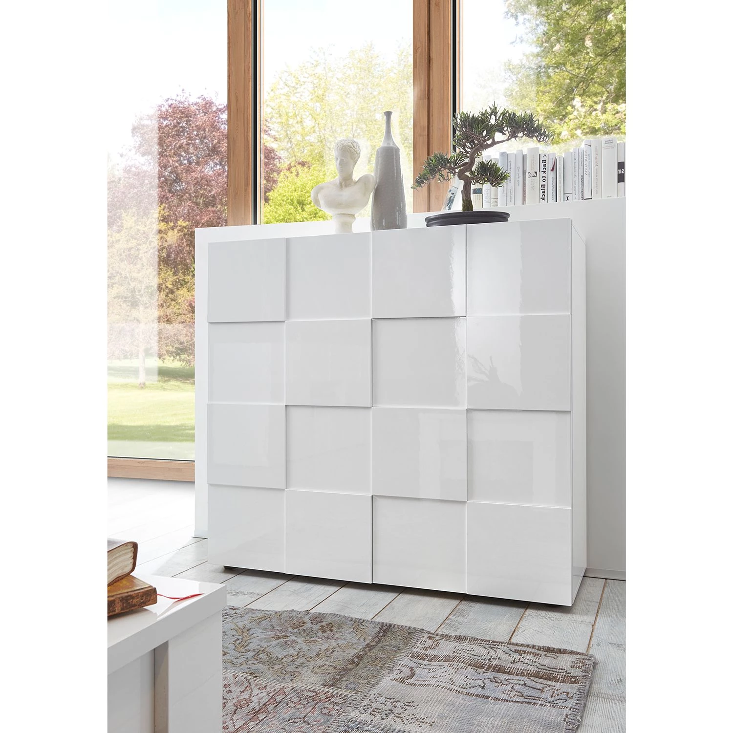 LC Spa Buffet haut Dama I - Blanc brillant 2 LC Spa Buffet haut Dama I - Blanc brillant – Image 2