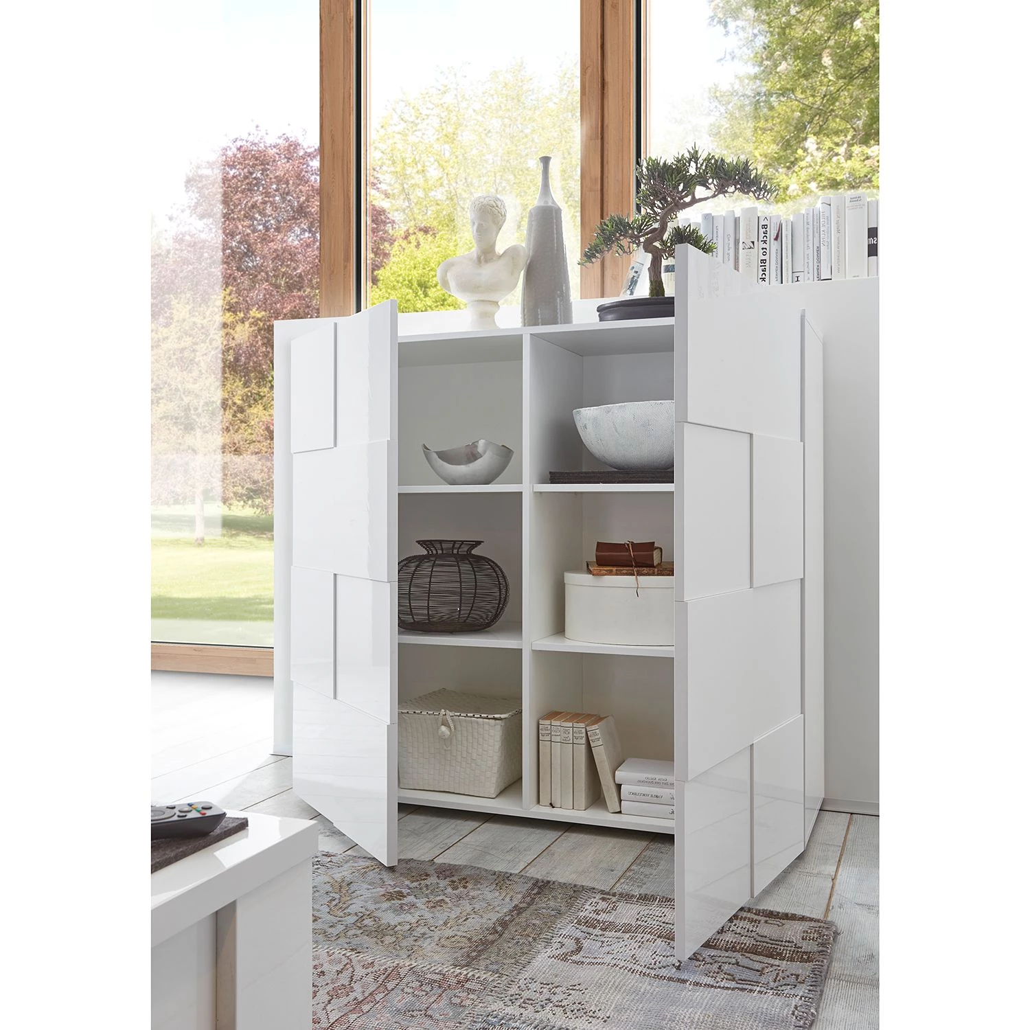 LC Spa Buffet haut Dama I - Blanc brillant 3 LC Spa Buffet haut Dama I - Blanc brillant – Image 3