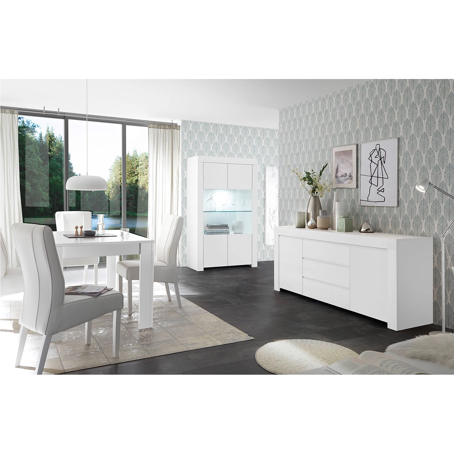 LC Spa Vitrine Firenze - Blanc mat 3 LC Spa Vitrine Firenze - Blanc mat – Image 3