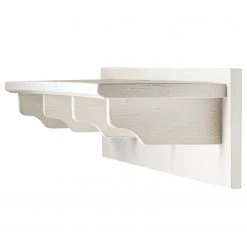 Maison Belfort Étagère murale Balignton - Pin massif - Blanc -Meubles de salle à manger Soldes Magasin 1000177768 211116 12502600185 DETAILS P000000001000177768