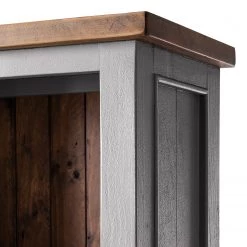 Maison Belfort Étagère Balignton II - Pin massif - Gris / Pin -Meubles de salle à manger Soldes Magasin 1000177769 211116 12502700201 DETAILS P000000001000177769