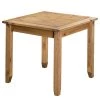 Maison Belfort Table Finca Rustica I - Pin massif - Epicéa naturel - 80 x 80 cm