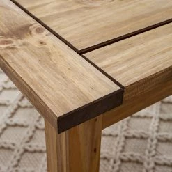 Maison Belfort Table Finca Rustica I - Pin massif - Epicéa naturel - 80 x 80 cm -Meubles de salle à manger Soldes Magasin 1000178025 200529 06233700004 DETAILS P000000001000178025