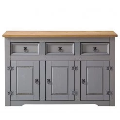 Maison Belfort Buffet Finca Rustica - Pin massif - Pin gris -Meubles de salle à manger Soldes Magasin 1000178029 200417 12535800002 DETAILS P000000001000178029