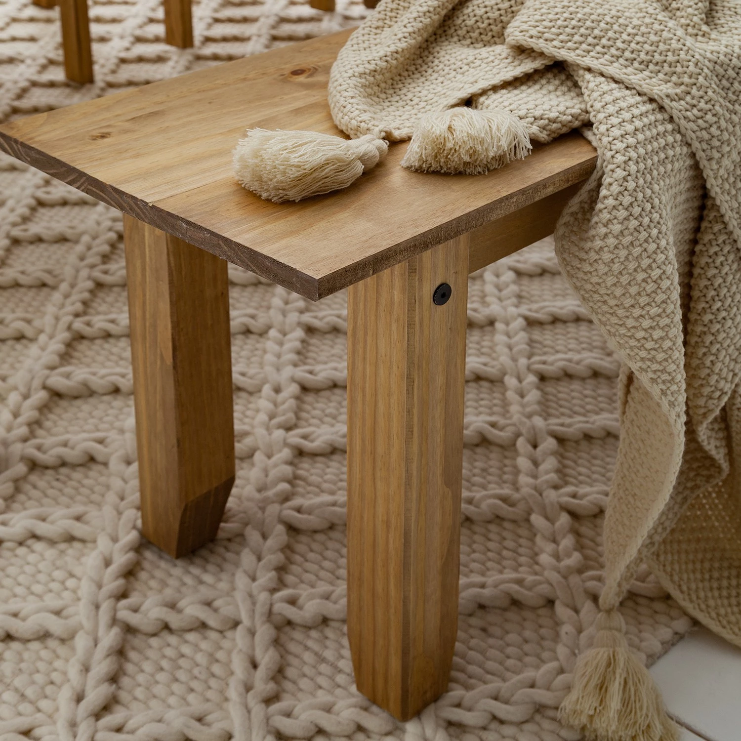 Maison Belfort Banc Finca Rustica - Pin massif - Epicéa naturel 9 Maison Belfort Banc Finca Rustica - Pin massif - Epicéa naturel – Image 9