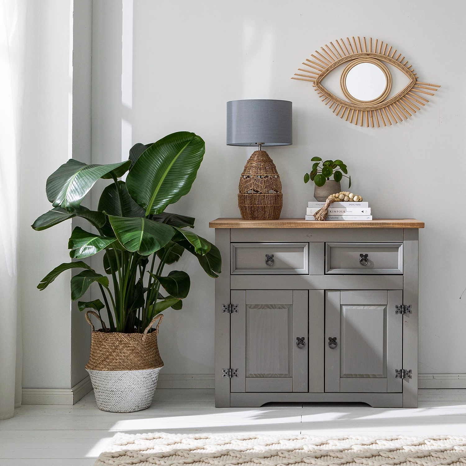 Maison Belfort Commode Finca Rustica I - Pin massif - Pin gris 2 Maison Belfort Commode Finca Rustica I - Pin massif - Pin gris – Image 2