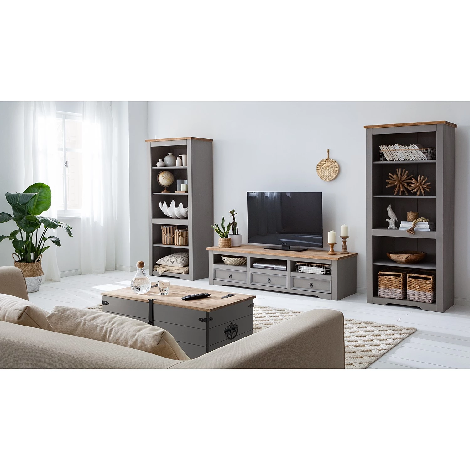 Maison Belfort Étagère Finca Rustica - Pin massif - Pin gris 12 Maison Belfort Étagère Finca Rustica - Pin massif - Pin gris – Image 12