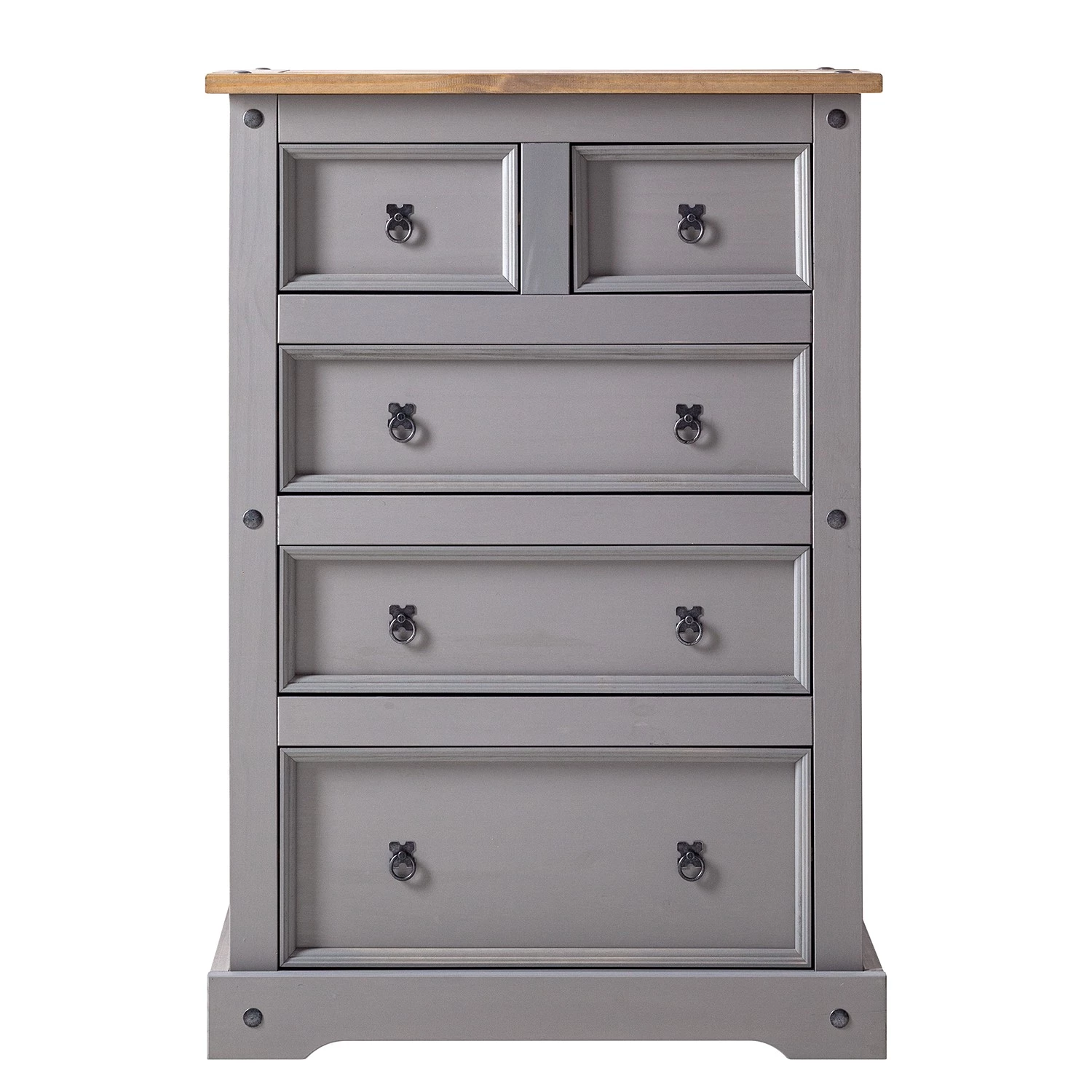Maison Belfort Commode Finca Rustica II - Pin massif - Pin gris 3 Maison Belfort Commode Finca Rustica II - Pin massif - Pin gris – Image 3