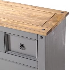 Maison Belfort Commode Finca Rustica II - Pin massif - Pin gris 21 Maison Belfort Commode Finca Rustica II - Pin massif - Pin gris -Meubles de salle à manger Soldes Magasin 1000178050 200417 12424400005 DETAILS P000000001000178050