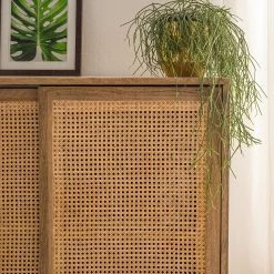 Ars manufacti Buffet haut Vina - Manguier massif / Rotin - Manguier / Noir 34 Ars manufacti Buffet haut Vina - Manguier massif / Rotin - Manguier / Noir -Meubles de salle à manger Soldes Magasin 1000178071 200324 13412500003 DETAILS P000000001000178071