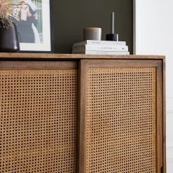 Ars manufacti Buffet haut Vina - Manguier massif / Rotin - Manguier / Noir 32 Ars manufacti Buffet haut Vina - Manguier massif / Rotin - Manguier / Noir -Meubles de salle à manger Soldes Magasin 1000178071 200702 15133400014 DETAILS P000000001000178071