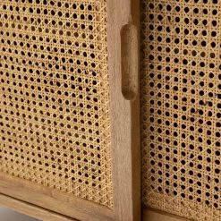 Ars manufacti Enfilade Vina I - Manguier massif / Rotin - Manguier / Noir -Meubles de salle à manger Soldes Magasin 1000178078 200317 14181700005 DETAILS P000000001000178078