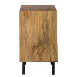 Ars manufacti Commode Vina I - Manguier massif / Rotin - Manguier / Noir -Meubles de salle à manger Soldes Magasin 1000178079 200225 13061300023 DETAILS P000000001000178079