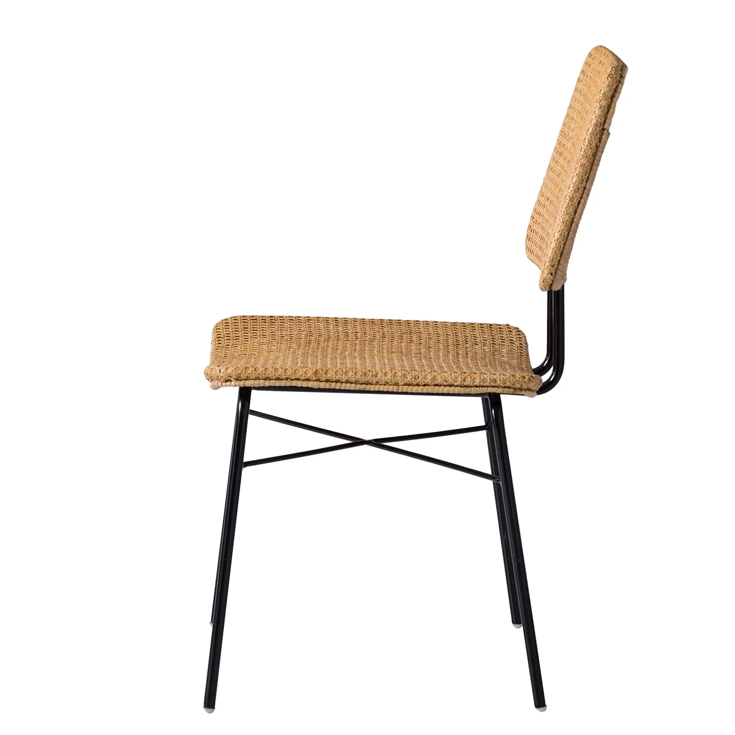 Ars manufacti Chaise Vina I - Rotin / Métal - Rotin / Noir 5 Ars manufacti Chaise Vina I - Rotin / Métal - Rotin / Noir – Image 5