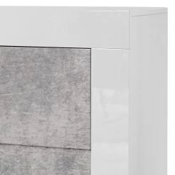 LC Spa Buffet Easy I - Blanc brillant / Imitation béton -Meubles de salle à manger Soldes Magasin 1000178264 201029 08524700570 DETAILS P000000001000178264