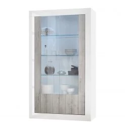 LC Spa Vitrine Urbino - Gris clair / Blanc